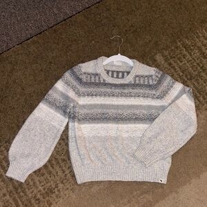 Abercrombie Kids Gray Striped Sweater